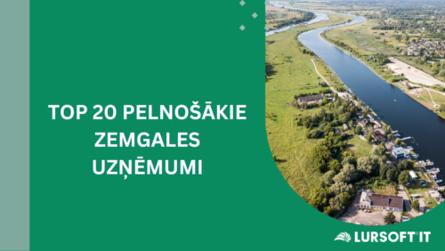 TOP 20 pelnošākie uzņēmumi Zemgalē 2023. gadā