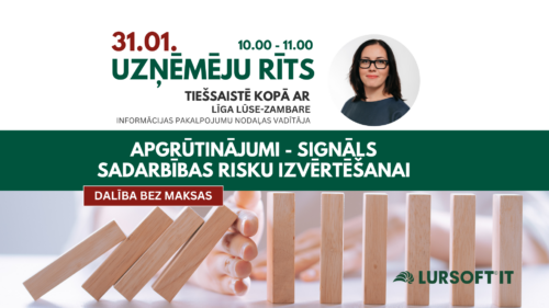 31.01. Uzņēmēju rīts: Apgrūtinājumi – signāls sadarbības risku izvērtēšanai