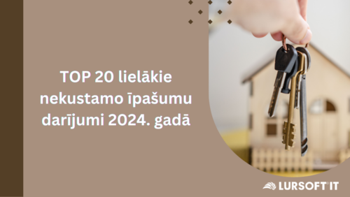 TOP 20 lielākie nekustamo īpašumu darījumi 2024. gadā