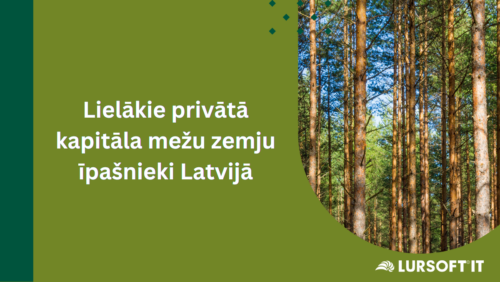 TOP lielākie privātā kapitāla meža zemju īpašnieki Latvijā