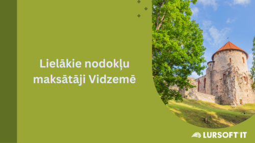 TOP: Lielākie nodokļu maksātāji Vidzemē 2024. gadā