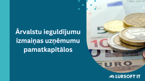 Kā 2025. gadā mainījies ārvalstu ieguldījumu apjoms uzņēmumos katrā no pašvaldībām?