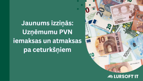 “Lursoft IT” izziņās pieejami dati par uzņēmumu PVN iemaksām un saņemtajām atmaksām